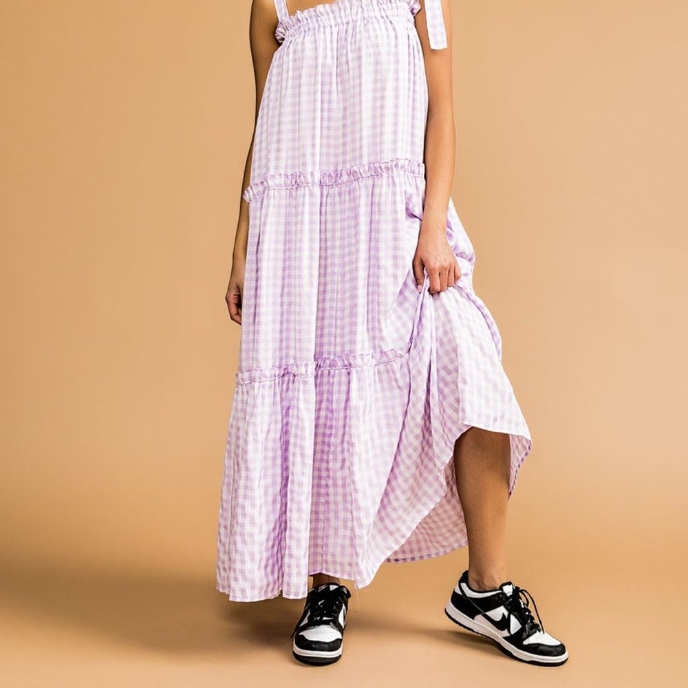 DRESSED IN LALA Forever Kinda Love Gingham Dress